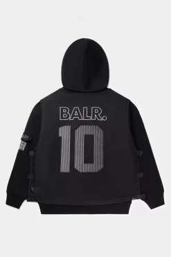 Hoodies^BALR. Joey Box Mesh H2S Hoodie Jet Black
