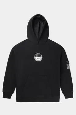 Hoodies^BALR. Joey Box Mesh H2S Hoodie Jet Black