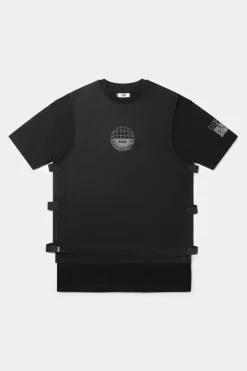 T-Shirts^BALR. Joey Box Mesh T-Shirt Jet Black