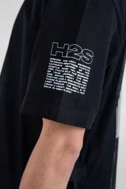 T-Shirts^BALR. Joey Box Mesh T-Shirt Jet Black