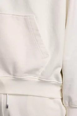 Hoodies^BALR. Joey Box Satin Hoodie Egret