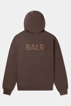 Hoodies^BALR. Joey Box Satin Hoodie Java