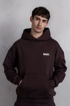 Hoodies^BALR. Joey Box Satin Hoodie Java