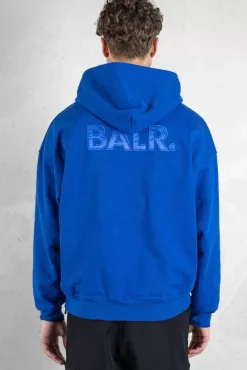 Hoodies^BALR. Joey Box Satin Hoodie Surf The Web
