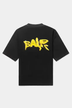 T-Shirts^BALR. Joey Box Washed Melted Brand T-Shirt Jet Black