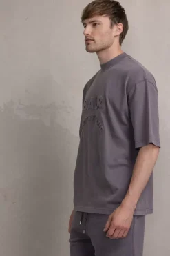 T-Shirts^BALR. Joey Box Washed Trophy Club T-Shirt Asphalt Washed