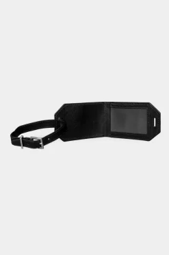 Bags & Travel^BALR. Leather Luggage Tag Black