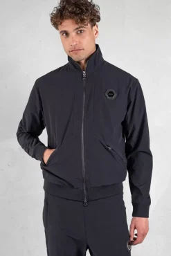 Jackets^BALR. Louis Slim Ripstop Track Jacket Jet Black