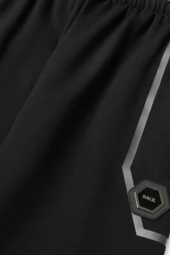 Sweatpants^BALR. Max Loose Hex Line Jogger Jet Black