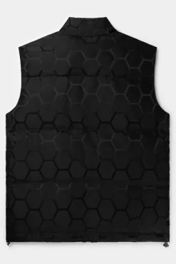 Jackets^BALR. Miles Straight Jacquard Bodywarmer Jet Black