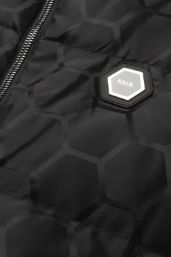 Jackets^BALR. Miles Straight Jacquard Bodywarmer Jet Black