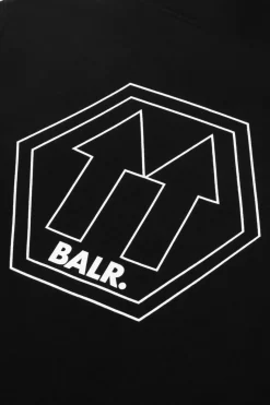 Hoodies^BALR. Olaf Straight Arrow Hoodie Jet Black