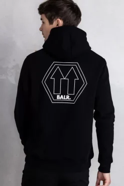 Hoodies^BALR. Olaf Straight Arrow Hoodie Jet Black