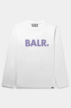 T-Shirts^BALR. Olaf Straight Brand Logo Longsleeve Bright White
