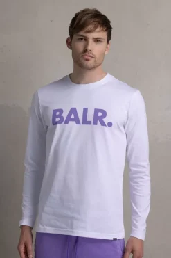 T-Shirts^BALR. Olaf Straight Brand Logo Longsleeve Bright White