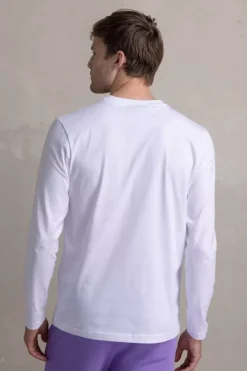 T-Shirts^BALR. Olaf Straight Brand Logo Longsleeve Bright White