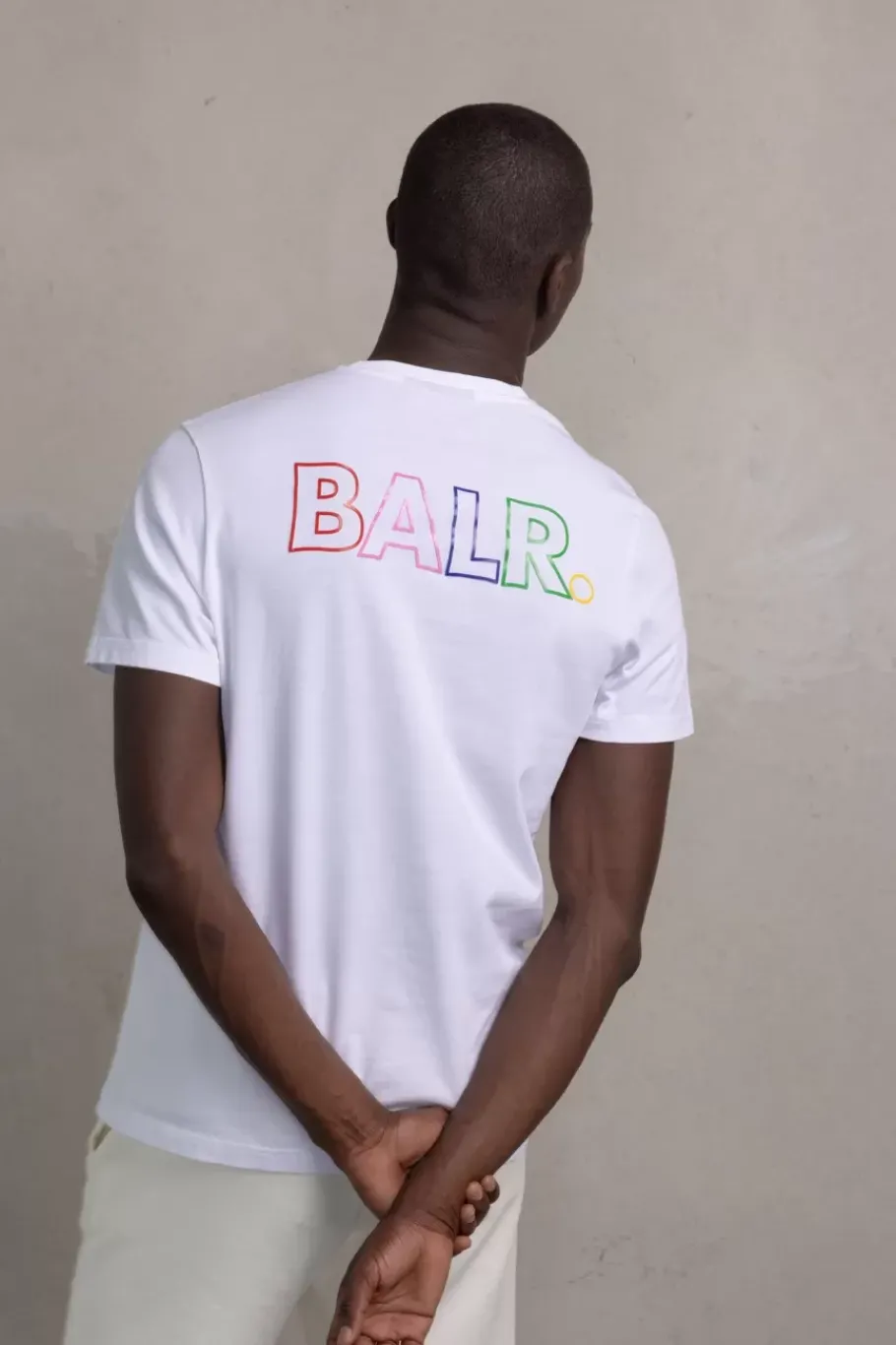 T-Shirts^BALR. Olaf Straight Colored Letters T-Shirt Bright White