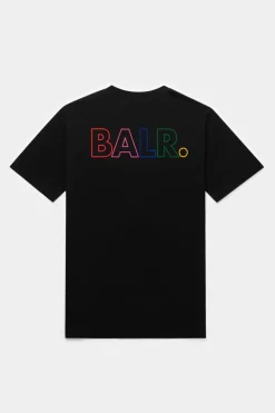 T-Shirts^BALR. Olaf Straight Colored Letters T-Shirt Jet Black
