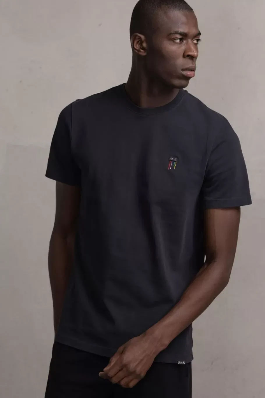 T-Shirts^BALR. Olaf Straight Colored Letters T-Shirt Jet Black