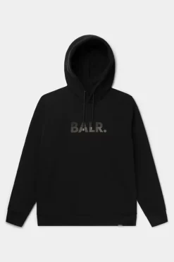 Hoodies^BALR. Olaf Straight Half Track Hoodie Jet Black