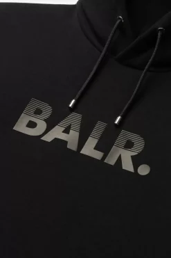 Hoodies^BALR. Olaf Straight Half Track Hoodie Jet Black