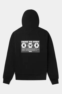 Hoodies^BALR. Olaf Straight H2S Goal Hoodie Jet Black