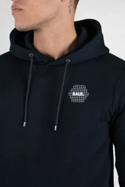 Hoodies^BALR. Olaf Straight H2S Goal Hoodie Jet Black