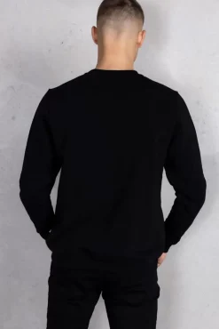 Sweatshirts^BALR. Olaf Straight H2S Hex Crewneck Jet Black