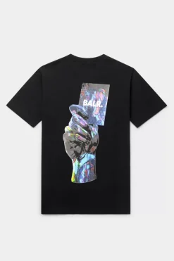 T-Shirts^BALR. Olaf Straight Multi Color Card T-Shirt Jet Black