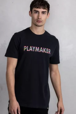 T-Shirts^BALR. Olaf Straight Playmaker T-Shirt Jet Black