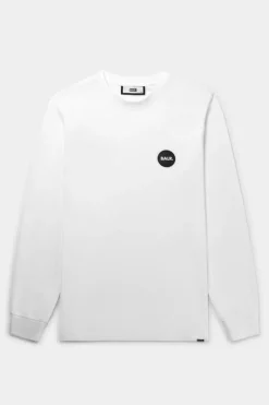 T-Shirts^BALR. Olaf Straight Round Rubber Badge Longsleeve Bright White