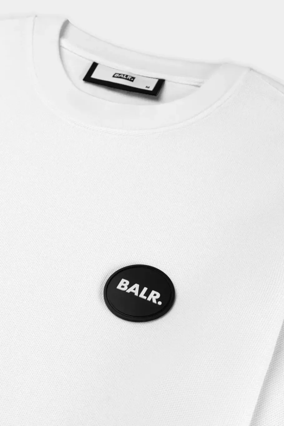 T-Shirts^BALR. Olaf Straight Round Rubber Badge Longsleeve Bright White
