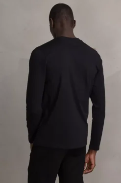 T-Shirts^BALR. Olaf Straight Small Logo Longsleeve Jet Black