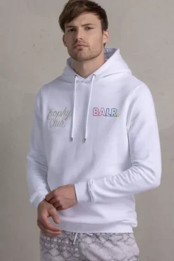 Hoodies^BALR. Olaf Straight Tc 2013 Hoodie Bright White