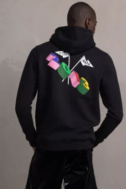Hoodies^BALR. Olaf Straight Tc 2013 Hoodie Jet Black