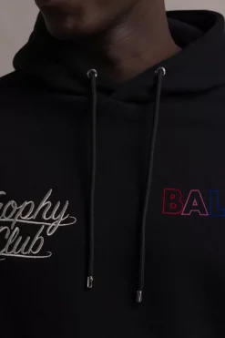 Hoodies^BALR. Olaf Straight Tc 2013 Hoodie Jet Black
