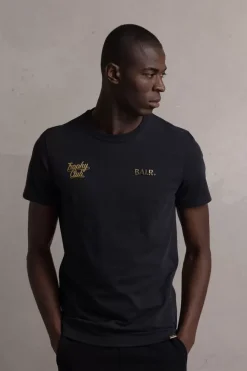 T-Shirts^BALR. Olaf Straight Tc Gold T-Shirt Jet Black