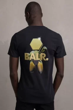 T-Shirts^BALR. Olaf Straight Tc Gold T-Shirt Jet Black