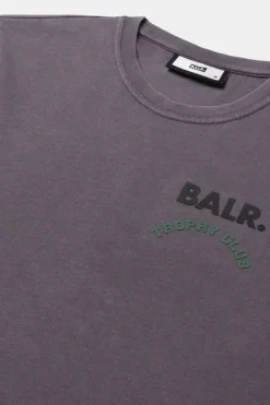 T-Shirts^BALR. Olaf Straight Washed Trophy Club T-Shirt Asphalt Washed