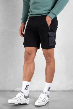 Shorts^BALR. Q-Cargo Series Sweat Shorts Jet Black