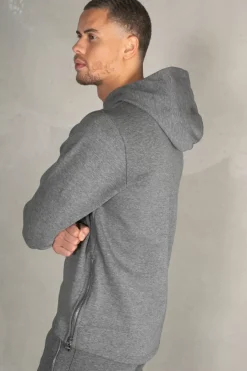 Hoodies^BALR. Q-Series Straight Classic Hoodie Dk Grey Heather