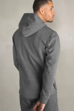 Hoodies^BALR. Q-Series Straight Classic Hoodie Dk Grey Heather