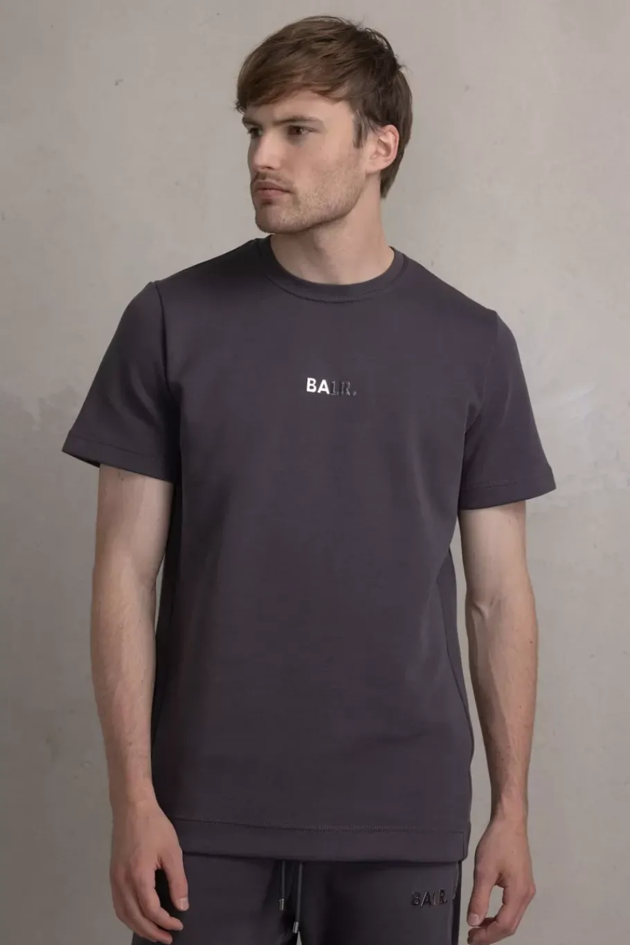 T-Shirts^BALR. Q-Series Straight T-Shirt Asphalt