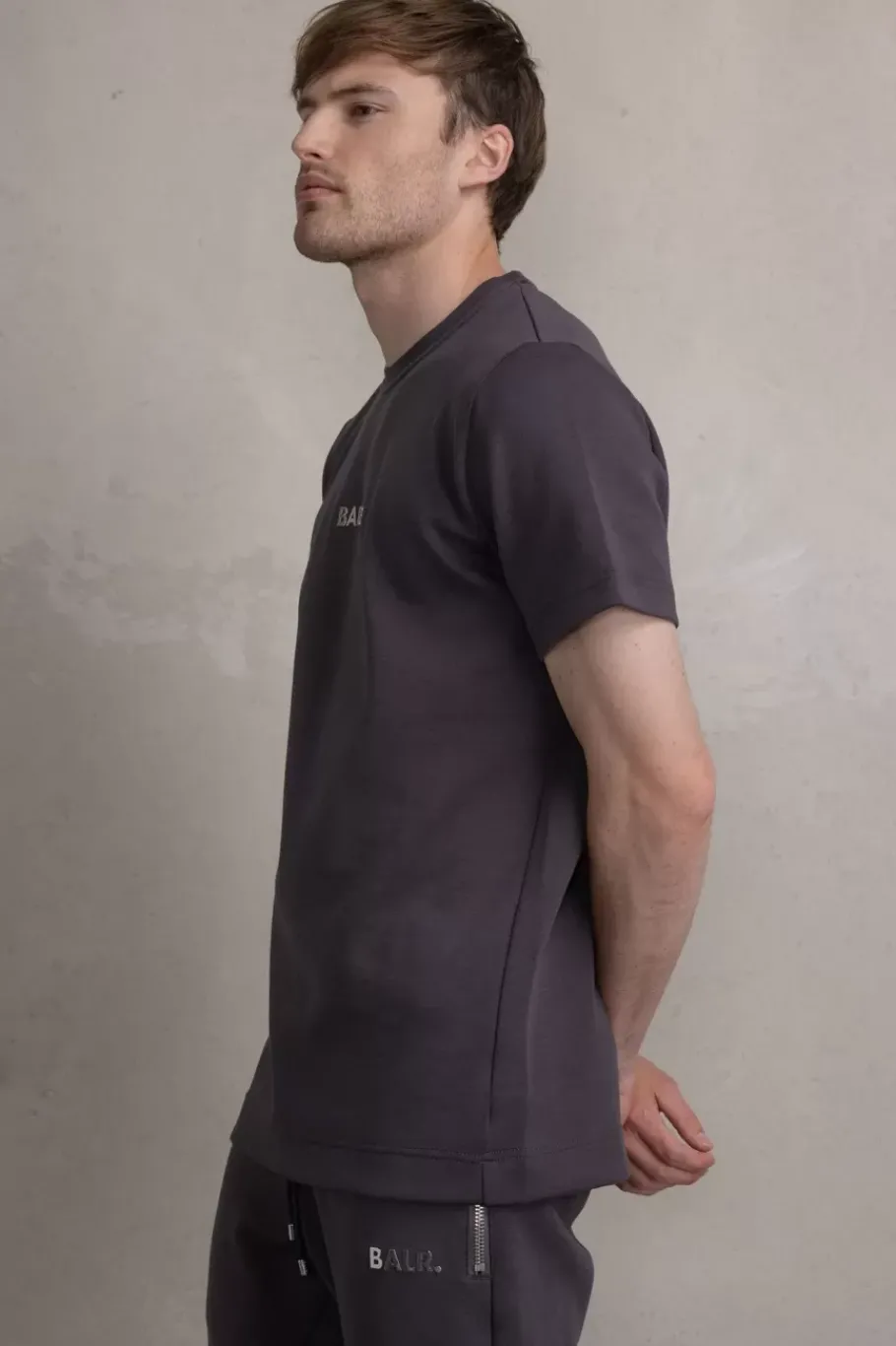 T-Shirts^BALR. Q-Series Straight T-Shirt Asphalt