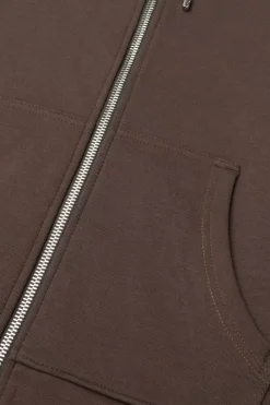 Sweatshirts^BALR. Q-Series Straight Zip Thru Hoodie Renewed Java