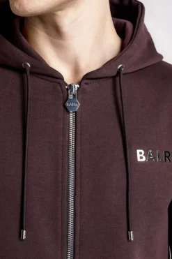 Sweatshirts^BALR. Q-Series Straight Zip Thru Hoodie Renewed Java