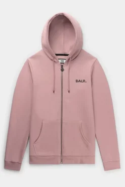 Sweatshirts^BALR. Q-Series Straight Zip Thru Hoodie Renewed Foxglove