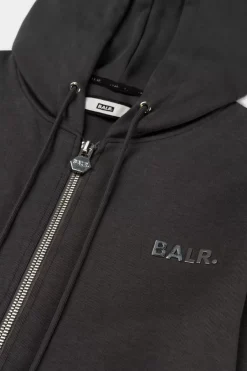 Sweatshirts^BALR. Q-Series Straight Zip Thru Hoodie Renewed Asphalt