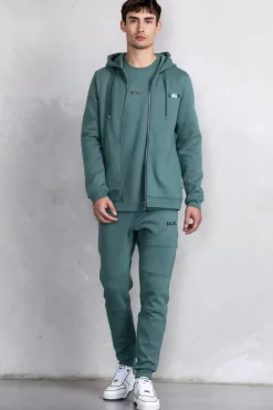 Sweatshirts^BALR. Q-Series Straight Zip Thru Hoodie Renewed Dark Forest