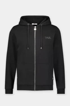 Sweatshirts^BALR. Q-Series Straight Zipped Hoodie Men Black